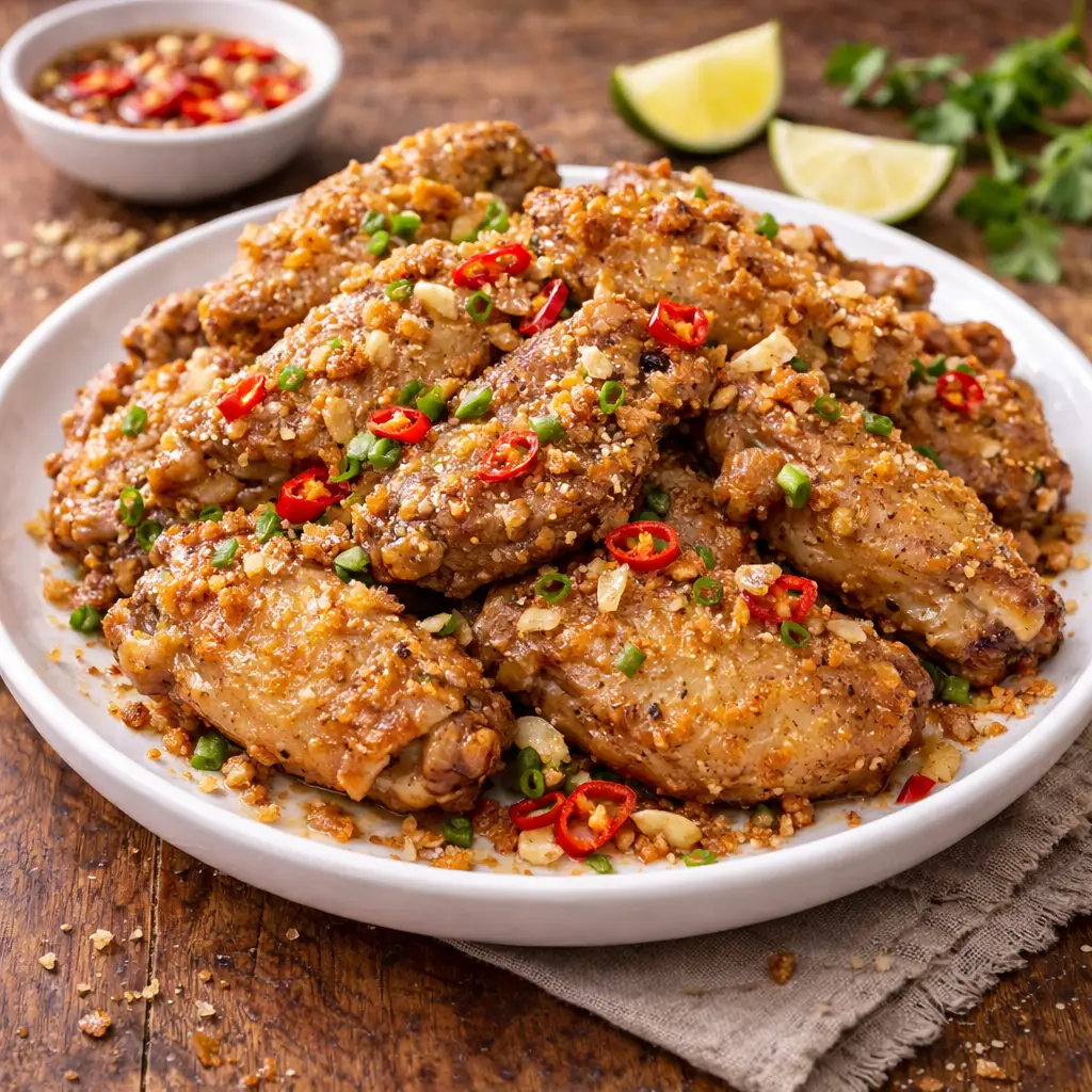 Cánh gà giữa rang muối - 110.000 ₫ tại Cháo Sườn Hà Nội Chipy Bites - Hồ Thị Nhung