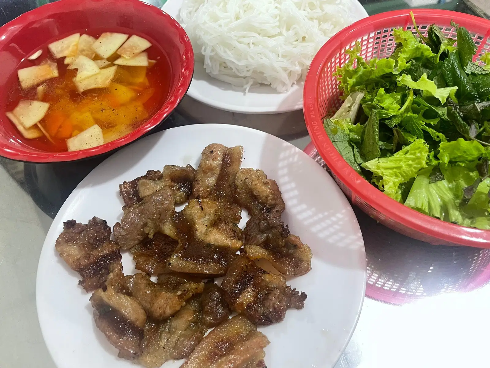 Bún chả mỡ - 70.000 ₫ tại Dũng Hà - Bún Chả Hà Nội - Phú Thuận