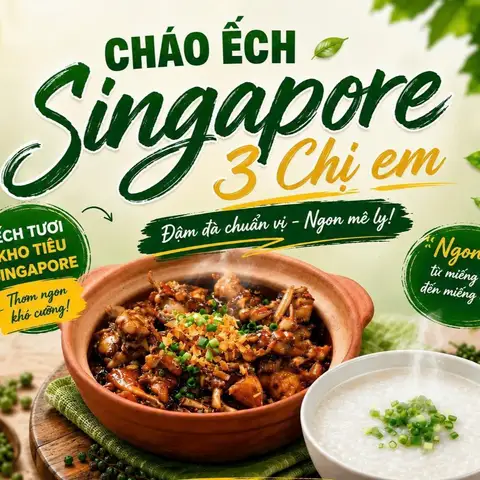 Cháo Ếch Singrapore 3 Chị Em - Đường Số 6 - Bún/Phở/Mỳ/Cháo gần bạn
