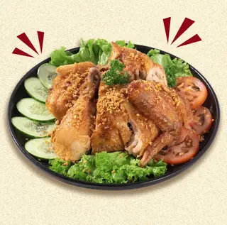 Gà Nướng Mắm Nhĩ Tỏi Phi - Nửa con - 125.000 ₫ tại Gà Nướng Ò Ó O - Gà Nướng Nhiều Vị - Bùi Đình Tuý