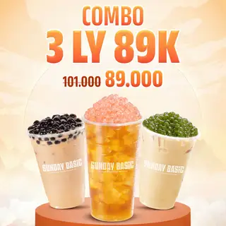 Hình ảnh Combo 3 ly 89K