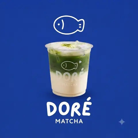 Hình ảnh DORÉ MATCHA LATTE - Bà Hom