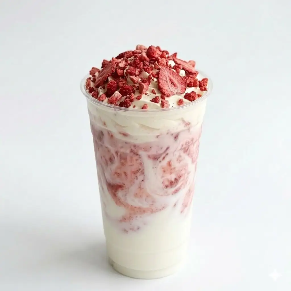 Sữa chua dâu sấy thăng hoa - 40.000 ₫ tại CHILL COFFEE & LATTE - Trần Phú