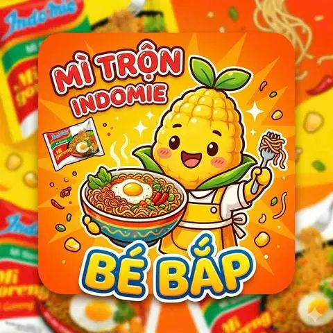 Hình ảnh Bé Bắp - Mì Trộn Indomie - Phạm Đăng Giảng