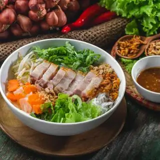 Bún mắm nêm thịt nướng - nem nướng - 59.000 ₫ tại THẾ GIỚI BÚN MẮM - Phan Văn Hân 