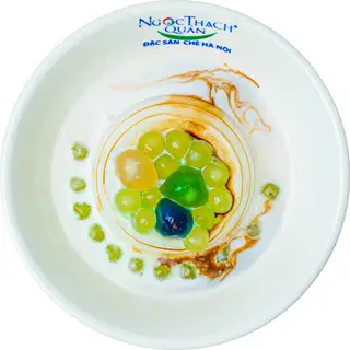 Hình ảnh Rau câu sữa dừa trân châu