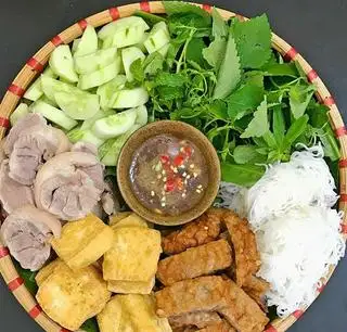 Hình ảnh Bún đậu chả cốm thịt chân giò