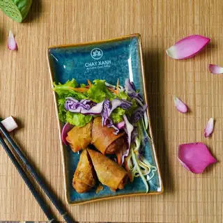 Chả giò Chay Xanh - Green Vegetarian spring rolls - 52.000 ₫ tại Nhà Hàng Chay Xanh - Nguyễn Trọng Tuyển