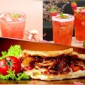 Hình ảnh Combo : Bánh Doner Kebab - Trà Dâu