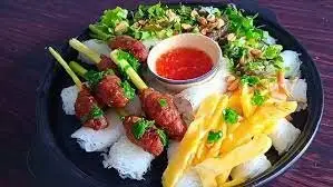 Bánh hỏi nem nướng - 50.000 ₫ tại Bò Lá Lốt & Bún Thịt Nướng - Chung Cư Ấn Quang