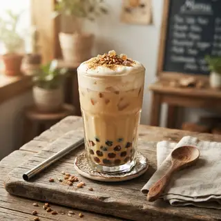 Hình ảnh Trà sữa gạo rang