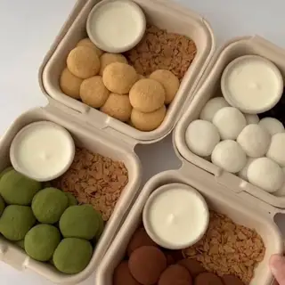 Hình ảnh Mochi chấm phô mai