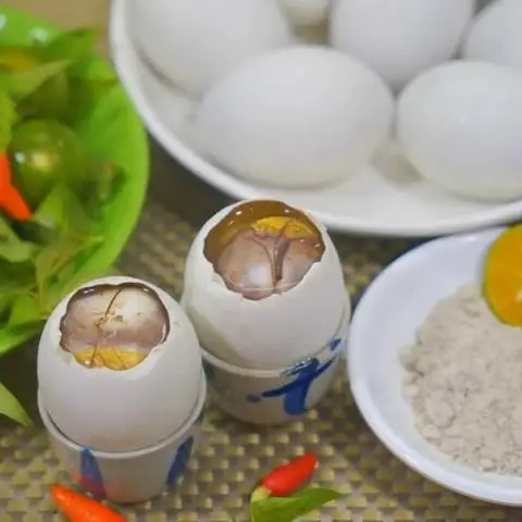 Hình ảnh Hà Quỳnh - Hột Vịt Lộn Luộc Nước Dừa Tươi - Tên Lửa
