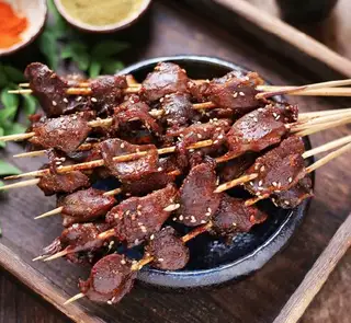 Hình ảnh Mề gà nướng 1 xiên