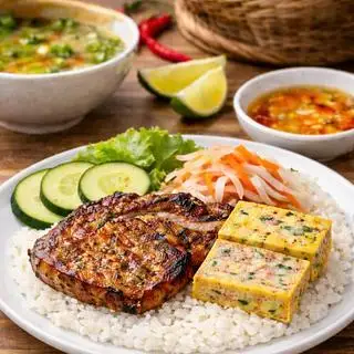 Sườn chả hấp - 60.000 ₫ tại Cơm Tấm Hài - Since 1995 - Bắc Hải
