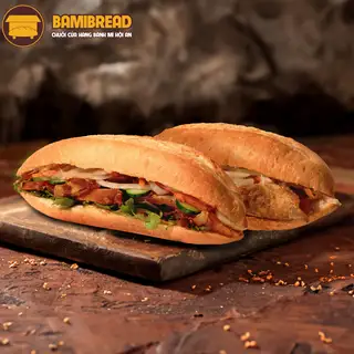 Hình ảnh Combo bánh mì gà nướng sả - bánh mì pate trứng