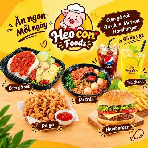 Hình ảnh Heo Con - Gà Rán & Hamburger - Linh Trung 