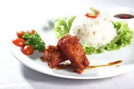 Hình ảnh Cơm sườn non sốt ngũ vị