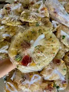 Hình ảnh Bánh tráng mỡ hành