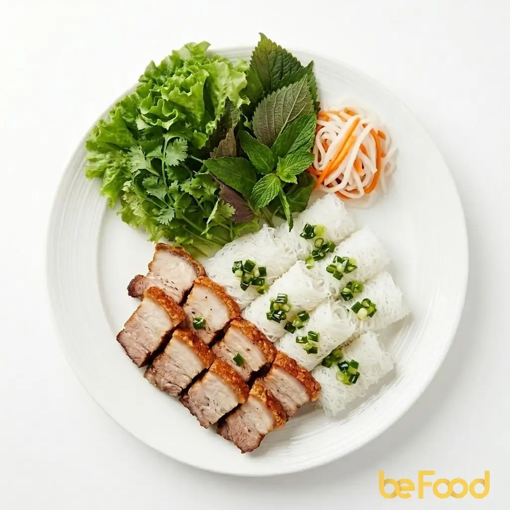 Hình ảnh bánh hỏi thịt khìa nước dừa