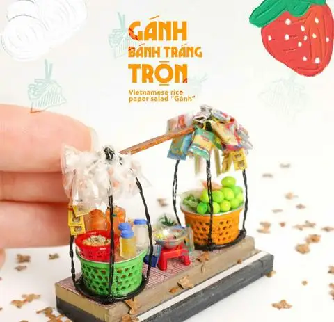 Gánh Bánh Tráng Trộn Thủ Thiêm - Hữu Hà - Đường Số 21 - Ăn vặt gần bạn