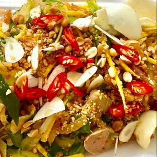 Tré trộn thập cẩm - phần lớn tặng phồng tôm - 65.000 ₫ tại Ngọc Loan Thanh Trúc - Tré Trộn & Chân Gà Sốt Thái - Lê Hồng Phong