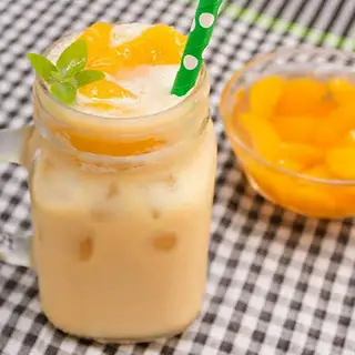 Trà đào sữa - 35.000 ₫ tại Vanilla Tea & Milktea - Tôn Thất Thuyết