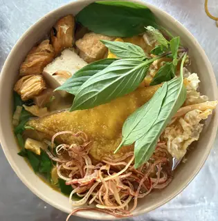 Hủ tiếu chay - 35.000 ₫ tại Quán Chay Hoa Đăng - Hủ Tíu Khô & Bún Măng - Phan Huy Thực