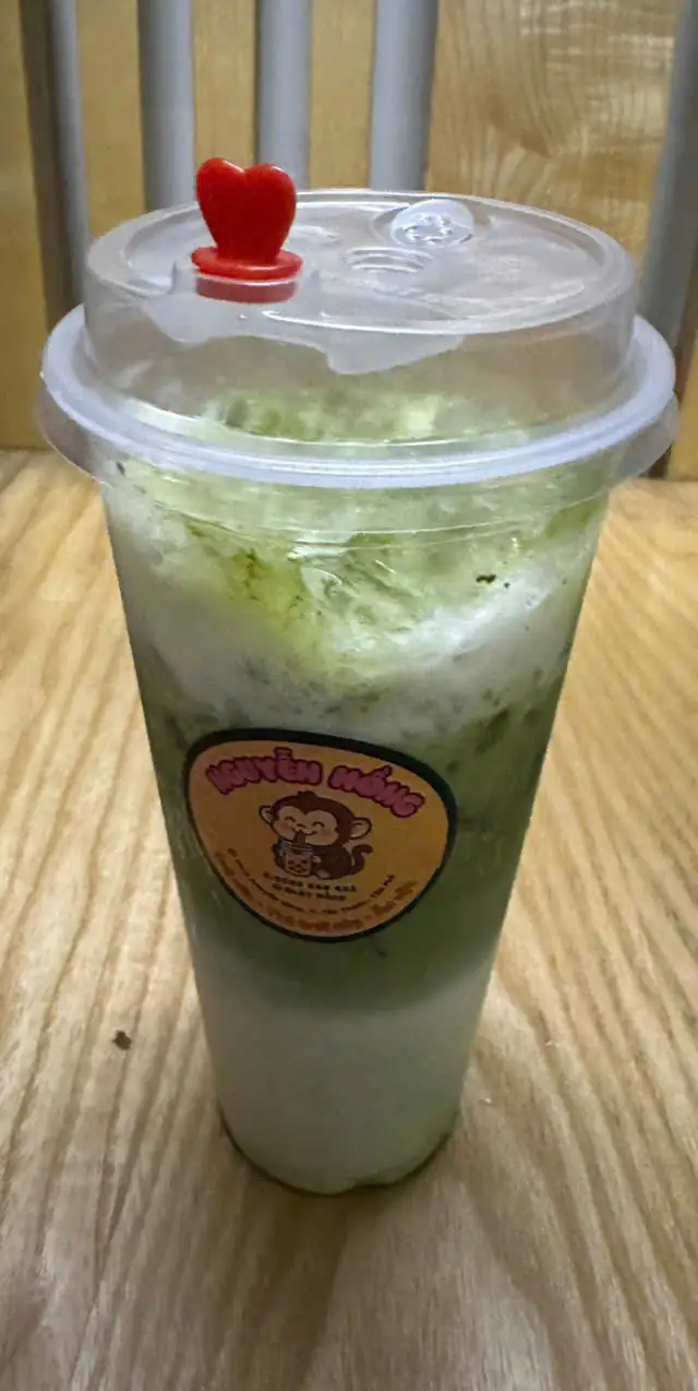Hình ảnh Sữa gấu matcha latte