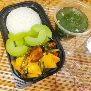 Hình ảnh Cơm Sườn Chua Ngọt
