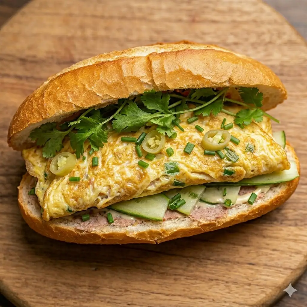 Bánh mì thịt chả - trứng - 35.000 ₫ tại Bánh Mì Hà Nội Ngọc Ánh - Hai Bà Trưng