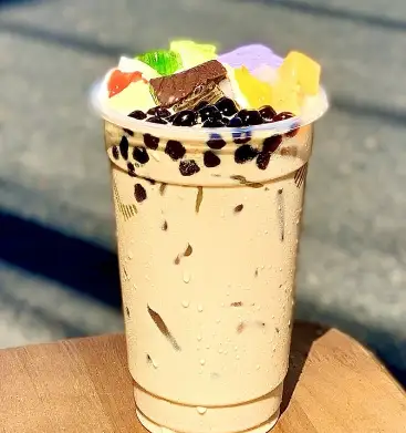 Trà sữa full topping - 35.000 ₫ tại Mì Cay & Trà Sữa Keio - Vườn Lài