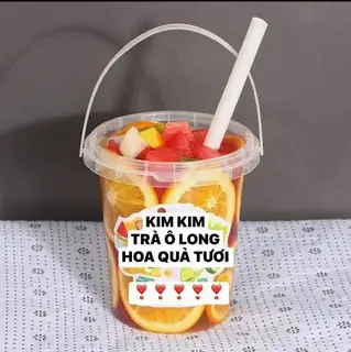 Hình ảnh Trà Ô Long Hoa Quả Tươi 700Ml
