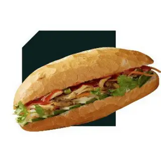 Hình ảnh Bánh mì gà nướng