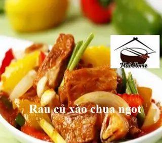 Thịt xào chua ngọt chay - cơm - 45.000 ₫ tại Mai Home - Món Ngon Chay - Nguyễn Trãi