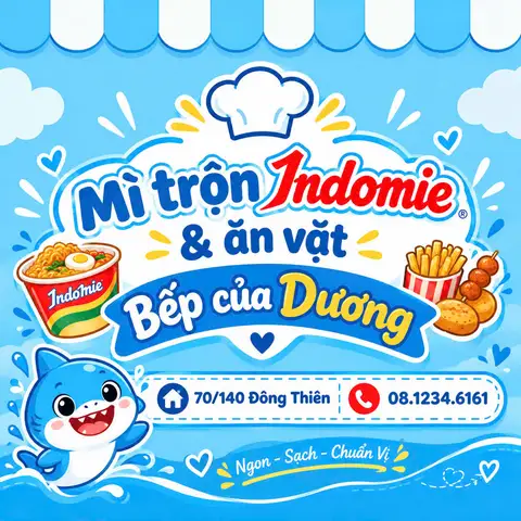 Hình ảnh Bếp của Dương - Mì Trộn Indomie & Ăn Vặt - Đông Thiên