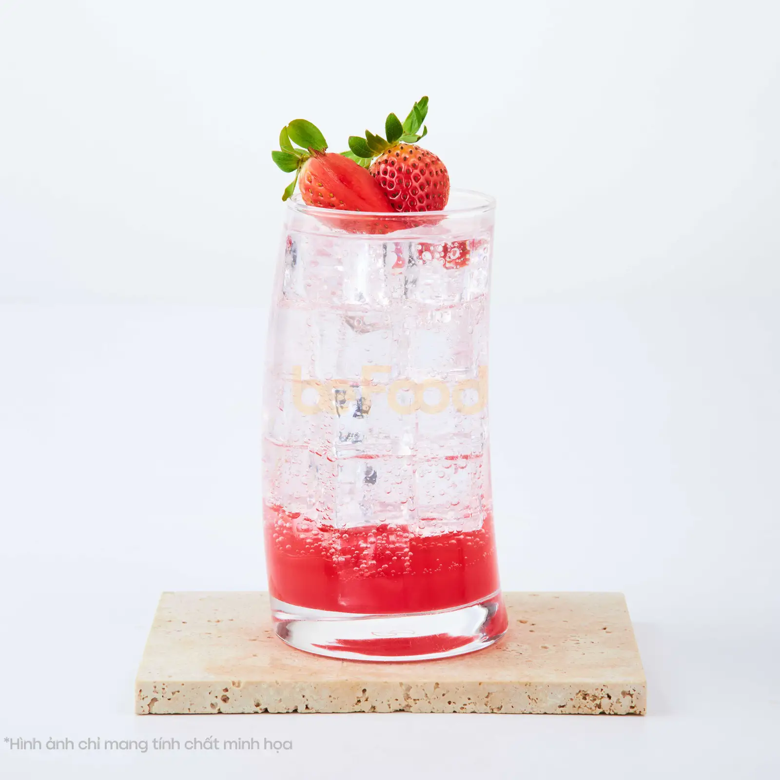 Soda dâu - 30.000 ₫ tại Ăn Vặt BÉO - Lê Quý Đôn