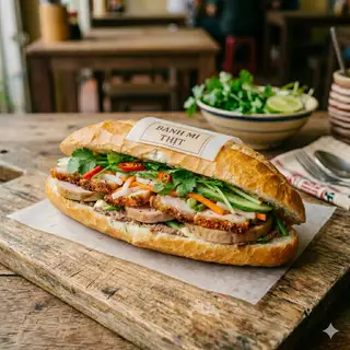 Bánh mì thịt - 29.000 ₫ tại Bánh Mì 2 Mẹ Con - Bánh Mì Thịt, Bánh Mì Xíu Mại & Bánh Mì Chả - Tạ Quang Bửu