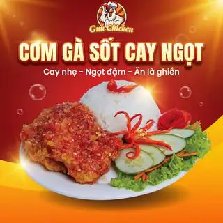 Hình ảnh Cơm gà sốt cay ngọt