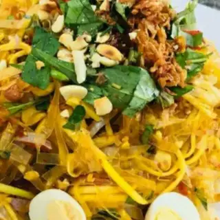 Bánh tráng trộn đặc biệt - 1 phần - 30.000 ₫ tại O Vân - Ăn Vặt & Bánh Tráng Trộn - Lê Thận