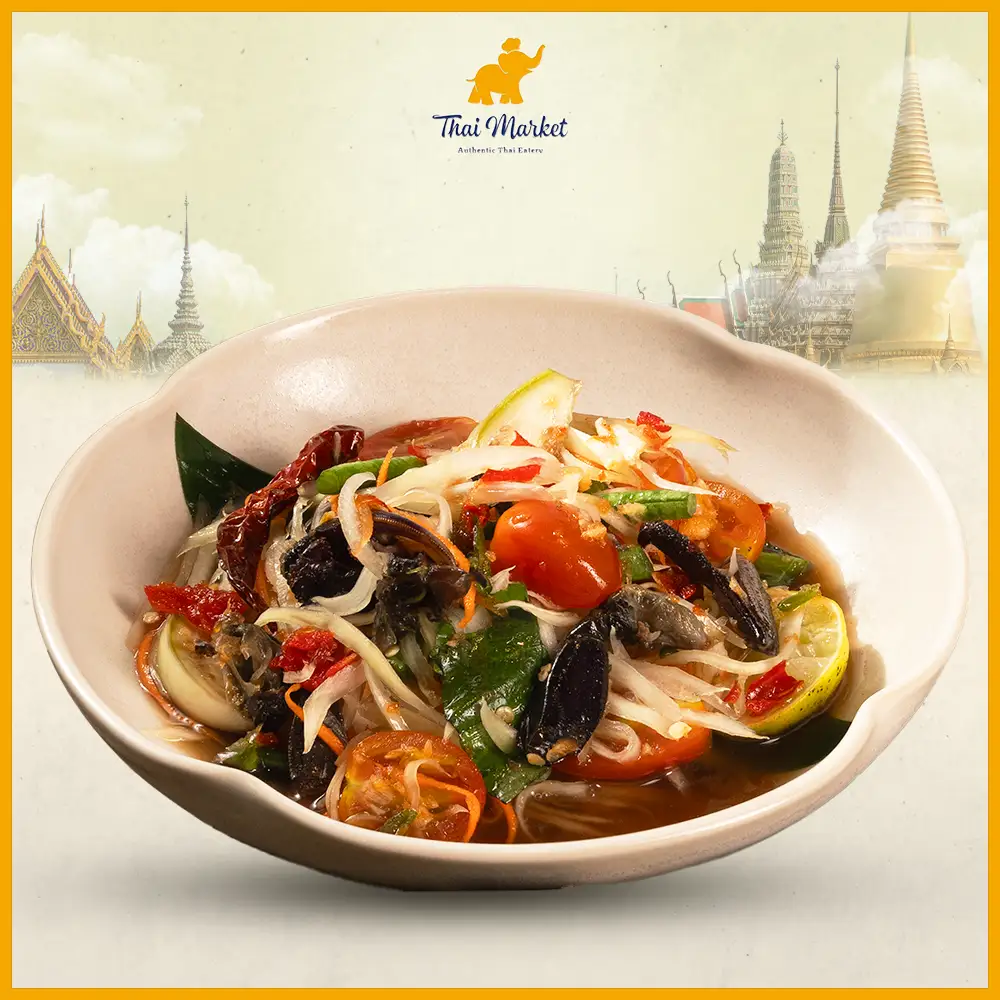 Gỏi Đu Đủ Ba Khía - 95.000 ₫ tại Thai Market Restaurant - Cơm Thái, Lẩu Thái & Món Thái - 95 Cao Thắng