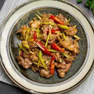 Hình ảnh Ngan xào sả ớt