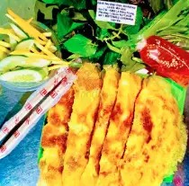 Bánh Xèo Nhân Thập Cẩm ( 3 Cái) - 145.000 ₫ tại Bánh Xèo Giòn Giòn - Bò Nướng Lá Lốt Mỡ Chài - Vĩnh Viễn