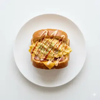 Hình ảnh Sandwich smoked garlic butter cheese