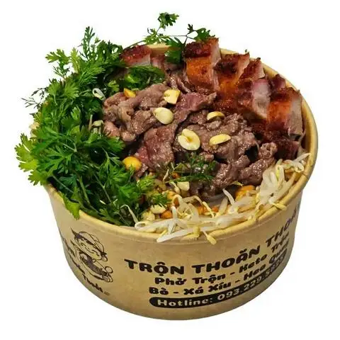 Hình ảnh Trộn Thoăn Thoắt - Phở Trộn Xá Xíu, Heo Quay & Keto Bò Xào - Kim Mã Thượng