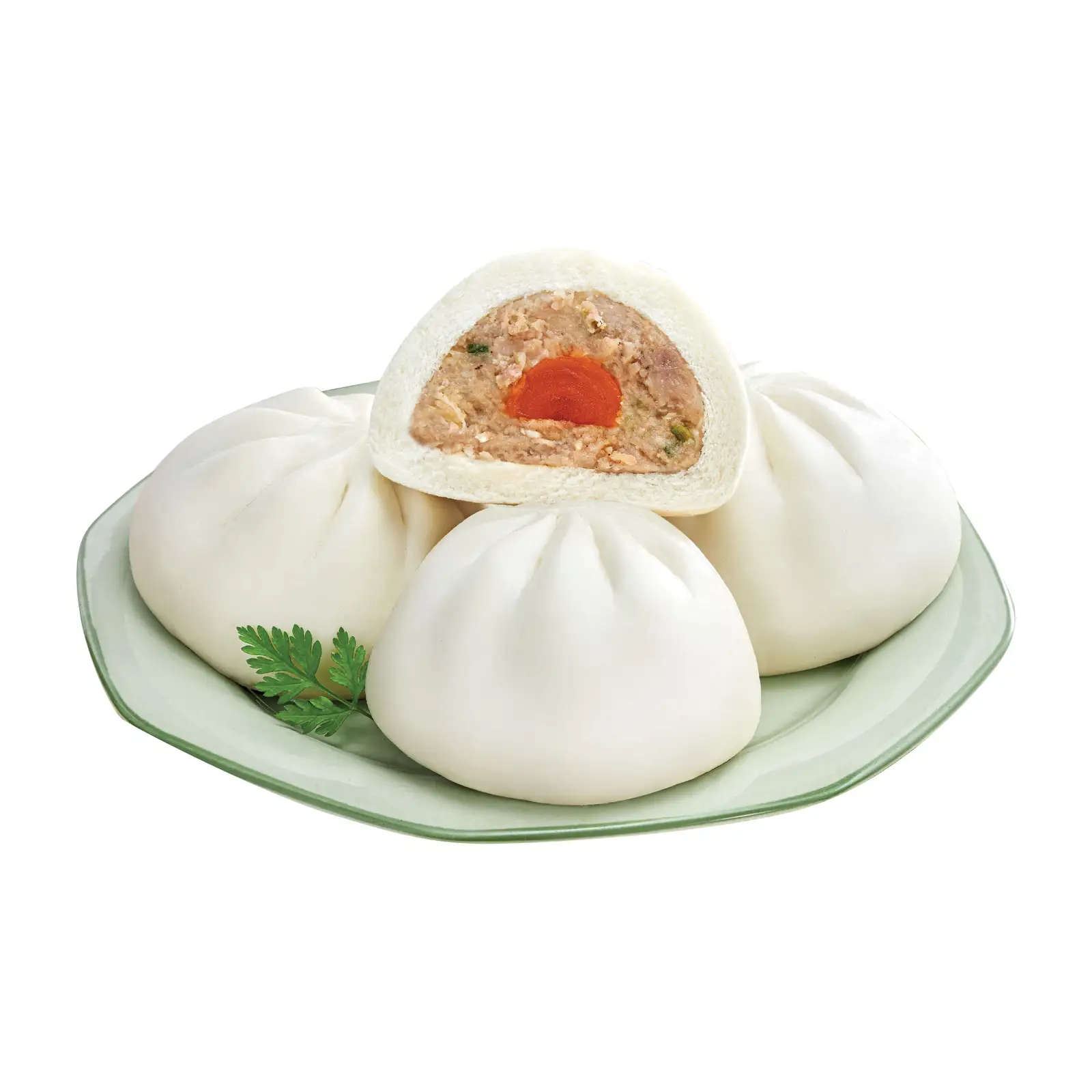 Hình ảnh Bánh Bao Nhân Thịt Heo Trứng Muối (100gr)