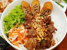 Bún thịt nướng - 45.000 ₫ tại Cơm Tấm Lan - Cơm Sườn, Bún Thịt Nướng & Cơm Trưa Văn Phòng - Lê Đức Thọ