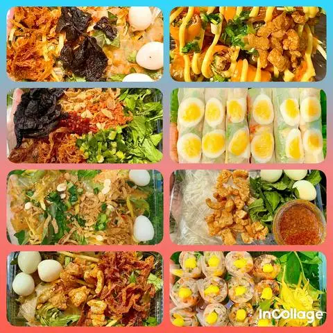 Bánh Tráng Trộn Tóp Mỡ Gạo Nâu - Bình Trưng - Ăn vặt gần bạn