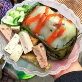 Bánh giò topping - 40.000 ₫ tại Bánh Mì Hà Nội Thuỷ Tiên - Phạm Văn Đồng