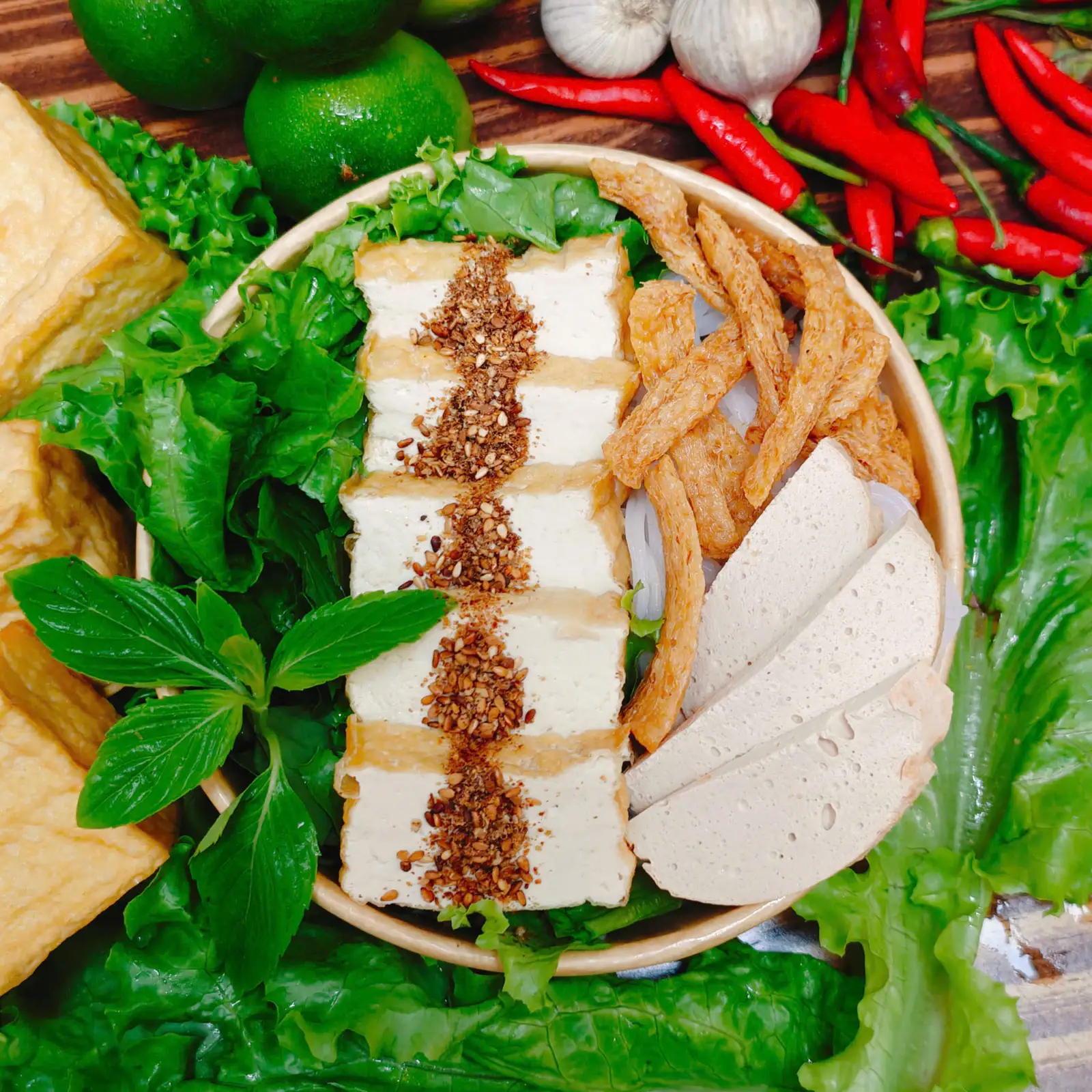 CHAY - Bún nước tương chay Thập Cẩm - 49.000 ₫ tại Bún Rất Ngon - Bún Nước Tương, Bún Nước Tương Chay & Bún Mắm Nêm - Mai Thị Lựu